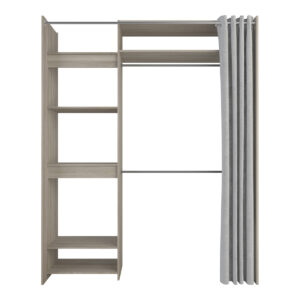 Odeon επεκτεινομενη ανοιχτή ντουλάπα 112/167x51x209εκ. Shannon Oak