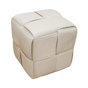 LINE ΣΚΑΜΠΟ CREAM ΥΦΑΣΜΑ 40X40X40εκ.