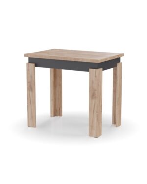 Τραπέζι Επεκτεινόμενο Κουζίνας Family Χρυσό Δρυς-Ανθρακί 90x60x77cm