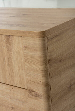 Confidence συρταριέρα με 3 συρτάρια 121x 45x80εκ. Artisan Oak