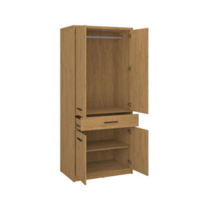 Ντουλάπα Δίφυλλη Pavi Βελανιδιά 84.3x55.1x197.2cm