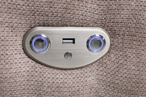 Boston πολυθρόνα Relax με ηλεκτρική ανάκλιση 101x100x102εκ. Μπεζ Σκούρο ύφασμα