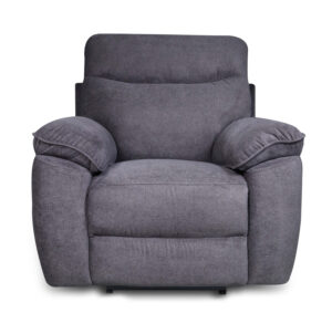 Boston πολυθρόνα Relax με ηλεκτρική ανάκλιση 101x100x102εκ. Γκρι Σκούρο ύφασμα