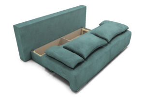 GEORGIA Καναπές κρεβάτι με αποθηκευτικό χώρο 194x93εκ. Μέντα