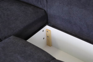 Havana-M Γωνιακός καναπές κρεβάτι με αποθηκευτικό χώρο 270x181x89εκ. Γκρι σκούρο Αριστερή Γωνία