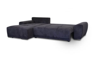 Havana-M Γωνιακός καναπές κρεβάτι με αποθηκευτικό χώρο 270x181x89εκ. Γκρι σκούρο Αριστερή Γωνία