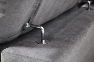 Como II Γωνιακός καναπές κρεβάτι με αποθηκευτικό χώρο 265x166εκ. με αναστρέψιμη γωνία Γκρι Σκούρο