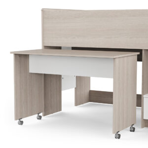 Nano κρεβάτι πολυμορφικό κρεβάτι με γραφείο 205x121x104εκ. ( για στρώμα 90x200εκ. ) Shannon Oak / Λευκό