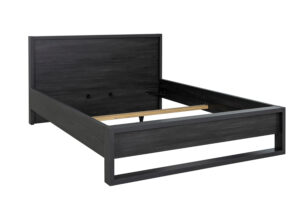 Alana κρεβάτι διπλό 148x215x94εκ. ( για στρώμα 140x190εκ. ) Black thread