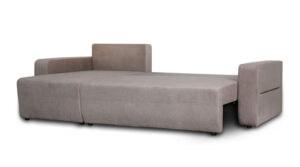 Amaretto Γωνιακός καναπές κρεβάτι με αποθηκευτικό χώρο 240x149εκ. Μπεζ Αναστρέψιμη γωνία