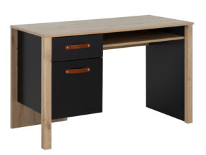 Arthus Γραφείο με ένα συρτάρι και ένα ντουλάπι 122x56x75εκ. Artisan Oak / Black