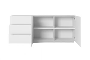 Μπουφές Soho Λευκό Ματ 167x71x43cm - BOG4589