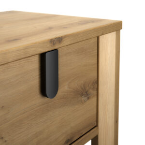 Lugano κομοδίνο με ένα συρτάρι 49x38x37εκ. Artisan Oak