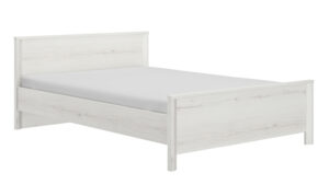 Lugano κρεβάτι διπλό 209x146x80εκ. ( για στρώμα 140x190εκ. ή 140x200εκ. ) Whitewashed Oak