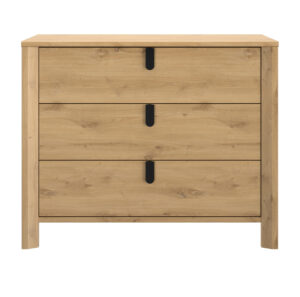 Lugano συρταριέρα με 3 συρτάρια 104x45x84εκ. Artisan Oak