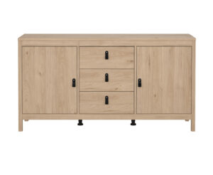 Madrid μπουφές με 2 ντουλάπια και 3 συρτάρια 151,4x38,4x79,7εκ. Jackson Hickory