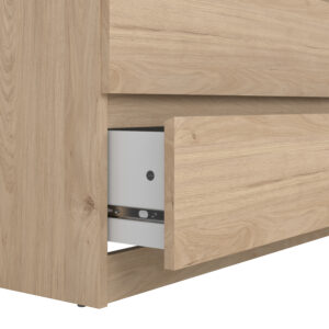 Naia συρταριέρα με 5 συρταριέρα 77x50x111,3εκ. Jackson Hickory