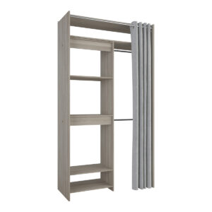 Odeon επεκτεινομενη ανοιχτή ντουλάπα 112/167x51x209εκ. Shannon Oak