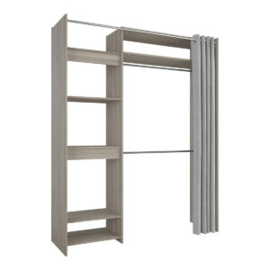 Odeon επεκτεινομενη ανοιχτή ντουλάπα 112/167x51x209εκ. Shannon Oak