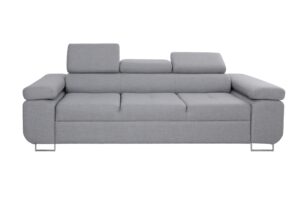 Καναπές/Κρεβάτι Anna II/ Γκρι/Ασημί πόδια 255x98x100 BOG6569