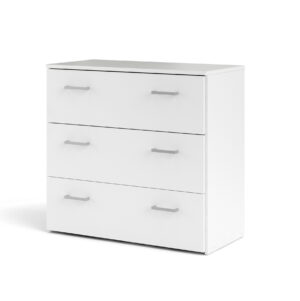 Space συρταριέρα με 3 συρτάρια 74,1x35,95x69,9εκ. Λευκό