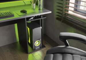 Stream Γραφείο Gaming 157x60x145εκ. Μαύρο/Ανθρακί