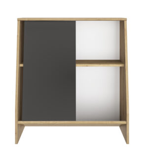 Tim χαμηλή παιδική βιβλιοθήκη με συρόμενη πόρτα-πίνακα 35x74x81εκ. Artisan Oak