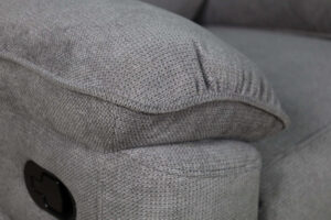 Boston πολυθρόνα Relax με χειροκίνητη ανάκλιση 101x100x102εκ. Γκρι ανοιχτό ύφασμα