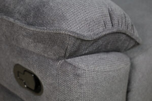 Boston πολυθρόνα Relax με χειροκίνητη ανάκλιση 101x100x102εκ. Γκρι Σκούρο ύφασμα