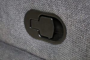 Boston πολυθρόνα Relax με χειροκίνητη ανάκλιση 101x100x102εκ. Γκρι Σκούρο ύφασμα