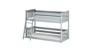Κουκέτα KEVIN 90x200 στάχτη LN8575