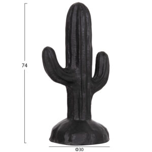 ΔΙΑΚΟΣΜΗΤΙΚΟΣ ΚΑΚΤΟΣ ΔΑΠΕΔΟΥ CACTUS HM4386.01S ΓΥΨΟΣ ΣΕ ΜΑΥΡΟ 42x30x74Υεκ.