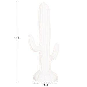 ΔΙΑΚΟΣΜΗΤΙΚΟΣ ΚΑΚΤΟΣ ΔΑΠΕΔΟΥ CACTUS HM4386.02M ΓΥΨΟΣ ΣΕ ΛΕΥΚΟ 54x34x103Υεκ.