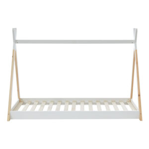 ΚΡΕΒΑΤΙ ΠΑΙΔΙΚΟ MUNK HM699.03 τ.MONTESSORI ΞΥΛΟ ΠΕΥΚΟΥ ΦΥΣΙΚΟ-ΛΕΥΚΟ- 190x90εκ