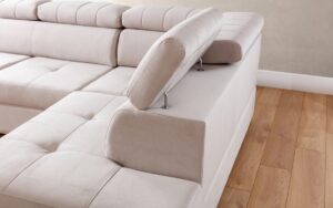 Καναπές/Κρεβάτι Tare L/Μπεζ/ Δεξιά γωνία/ 249x104x202 BOG9905