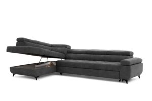 Καναπές/Κρεβάτι Dronis Maxi /Γκρι / Άριστερή γωνία/ 338x100x203 BOG2691