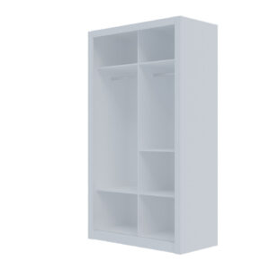 Ντουλάπα Linea Λευκή 120x60x215cm