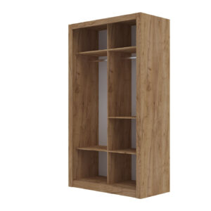 Ντουλάπα Linea Χρυσό Δρυς 120x60x215cm