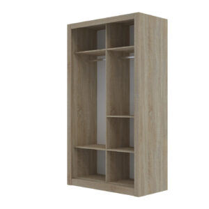 Ντουλάπα Linea Σονόμα με καθρέφτη 120x60x215cm