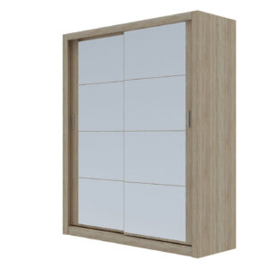 Ντουλάπα Reflex Σονόμα με καθρέφτη 180x60x215cm