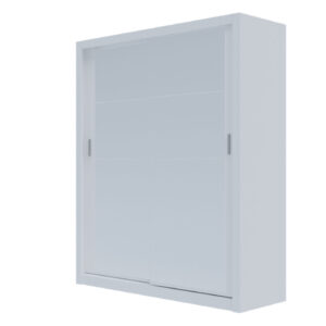 Ντουλάπα Reflex Λευκή με καθρέφτη 180x60x215cm