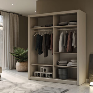 Ντουλάπα Reflex Cashmere με καθρέφτη 180x60x215cm