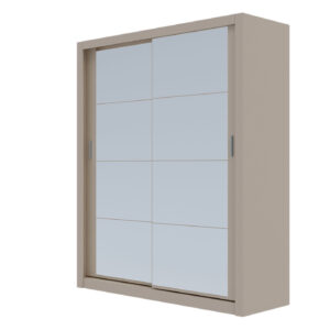 Ντουλάπα Reflex Cashmere με καθρέφτη 180x60x215cm