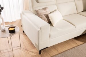 Καναπές/Κρεβάτι Lari / Κρεμ/ Δεξιά γωνία/ 257x100x180 BOG3420