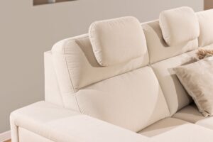 Καναπές/Κρεβάτι Lari / Κρεμ/ Δεξιά γωνία/ 257x100x180 BOG3424