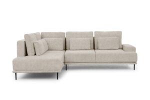 Γωνιακός Καναπές/Κρεβάτι Niki L/ Μπεζ/ Αριστερή γωνία /277x93x200 BOG6407