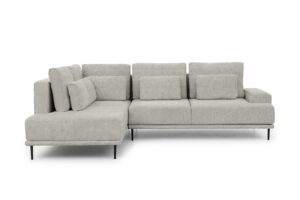 Γωνιακός Καναπές/Κρεβάτι Niki L/ Γκρι/ Αριστερή γωνία /277x93x200 BOG6007