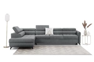 Γωνιακός Καναπές/Κρεβάτι Elaris Maxi / Γκρι/ Αριστερή γωνία/ 320x97x203 BOG3654
