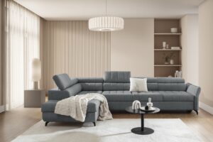 Γωνιακός Καναπές/Κρεβάτι Elaris Maxi / Γκρι/ Αριστερή γωνία/ 320x97x203 BOG3654