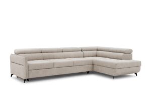 Γωνιακός Καναπές/Κρεβάτι Elaris Maxi / Μπεζ/ Δεξιά γωνία/ 320x97x203 BOG3658